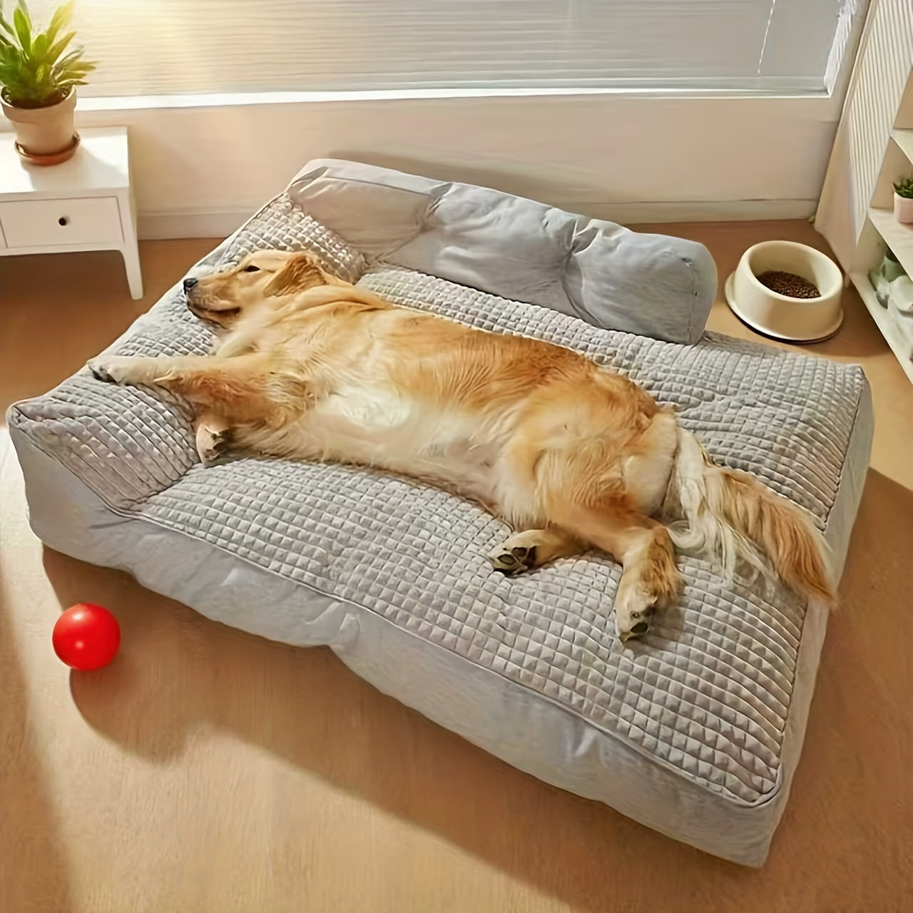 Hundebett, 54 x 36 cm (21.4" x 13.9") für Hunde und Ruheplatz – Detailansicht 6