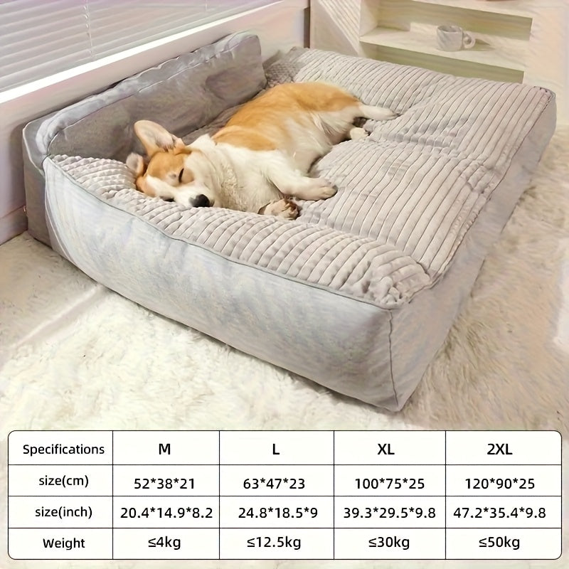 Hundebett, 54 x 36 cm (21.4" x 13.9") für Hunde und Ruheplatz – Detailansicht 7
