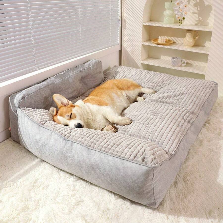 Hundebett, 54 x 36 cm (21.4" x 13.9") für Hunde und Ruheplatz – Detailansicht 10