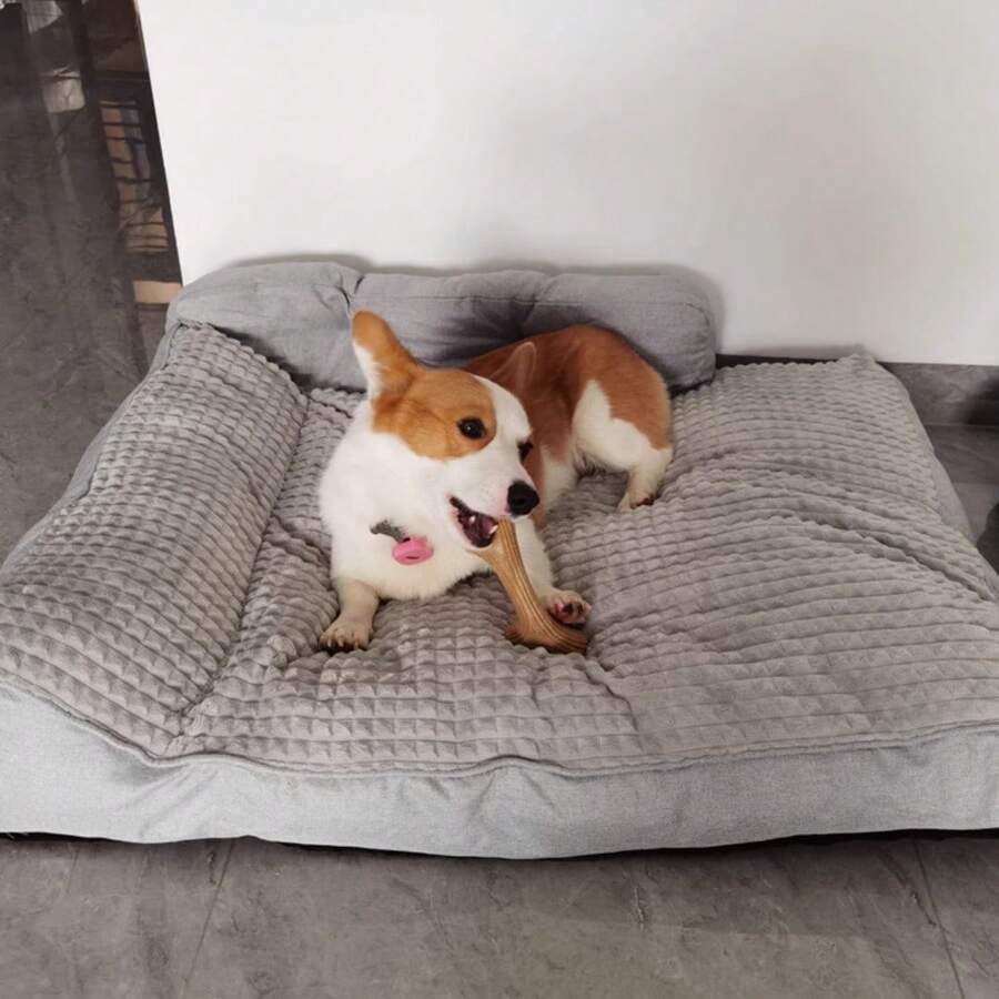 Hundebett, 54 x 36 cm (21.4" x 13.9") für Hunde und Ruheplatz – Detailansicht 12