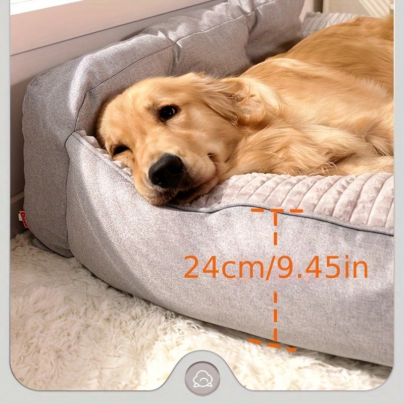 Hundebett, 54 x 36 cm (21.4" x 13.9") für Hunde und Ruheplatz – Detailansicht 18