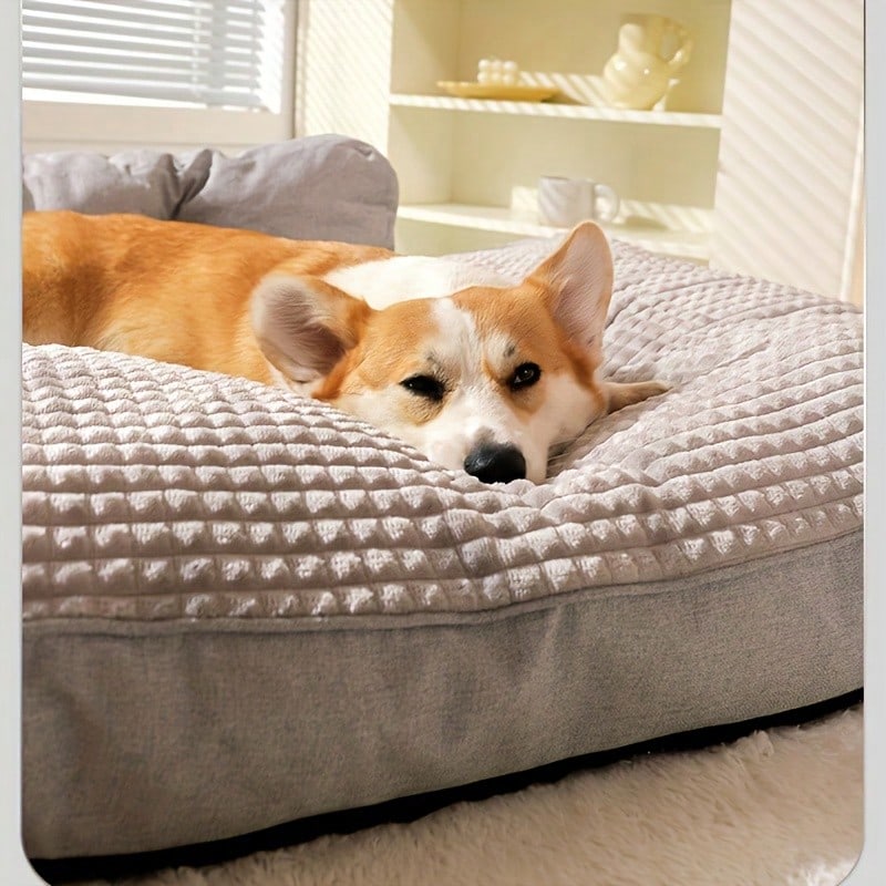Hundebett, 54 x 36 cm (21.4" x 13.9") für Hunde und Ruheplatz – Detailansicht 22