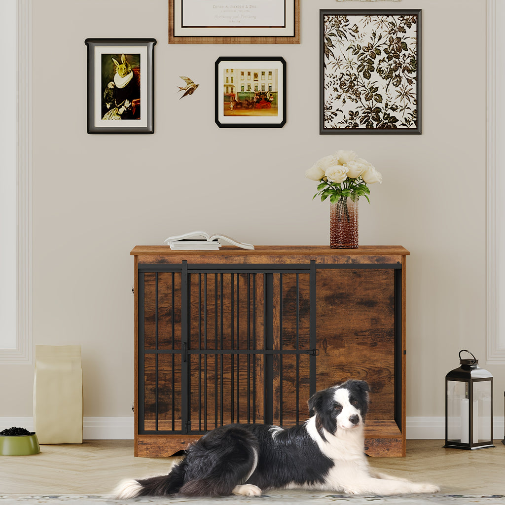 Hundebox, 110 cm für Haustiere und Zuhause – Detailansicht 6