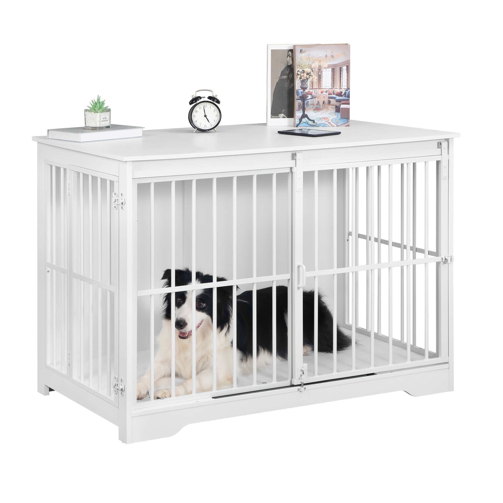 Hundebox, 110 cm für Haustiere und Zuhause – Detailansicht 8