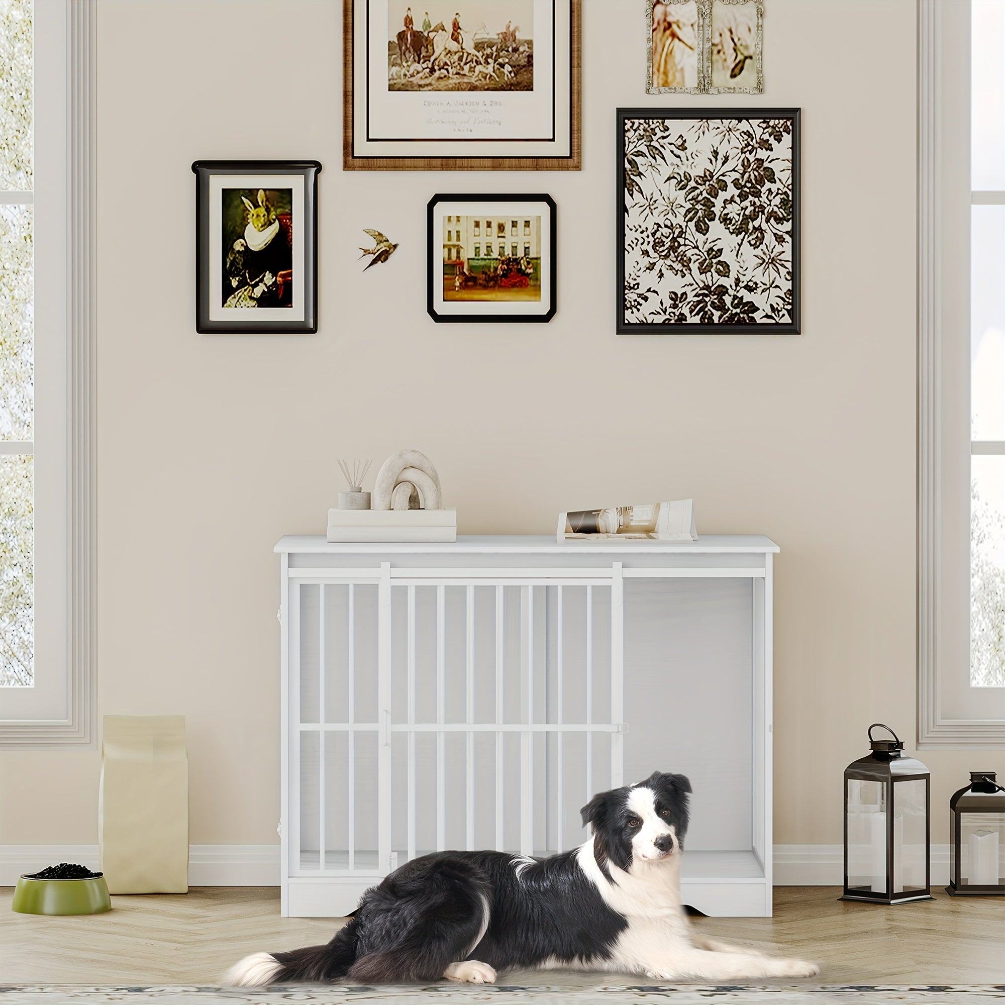 Hundebox, 110 cm für Haustiere und Zuhause – Detailansicht 9