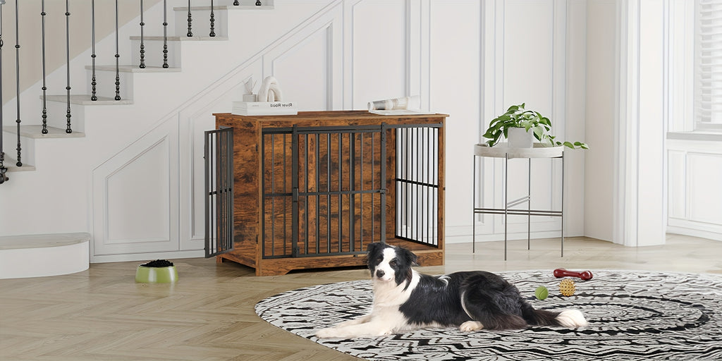 Hundebox, 110 cm für Haustiere und Zuhause – Detailansicht 12