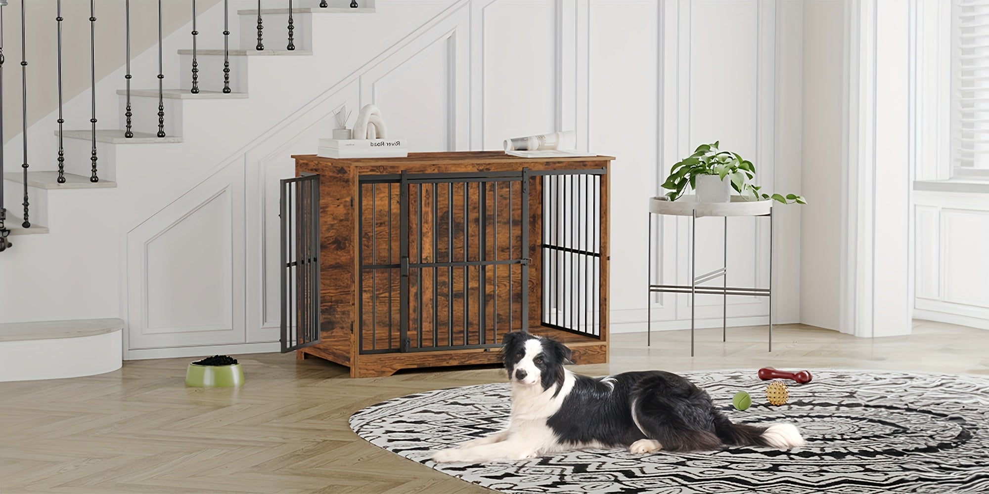 Hundebox, 110 cm für Haustiere und Zuhause – Detailansicht 12