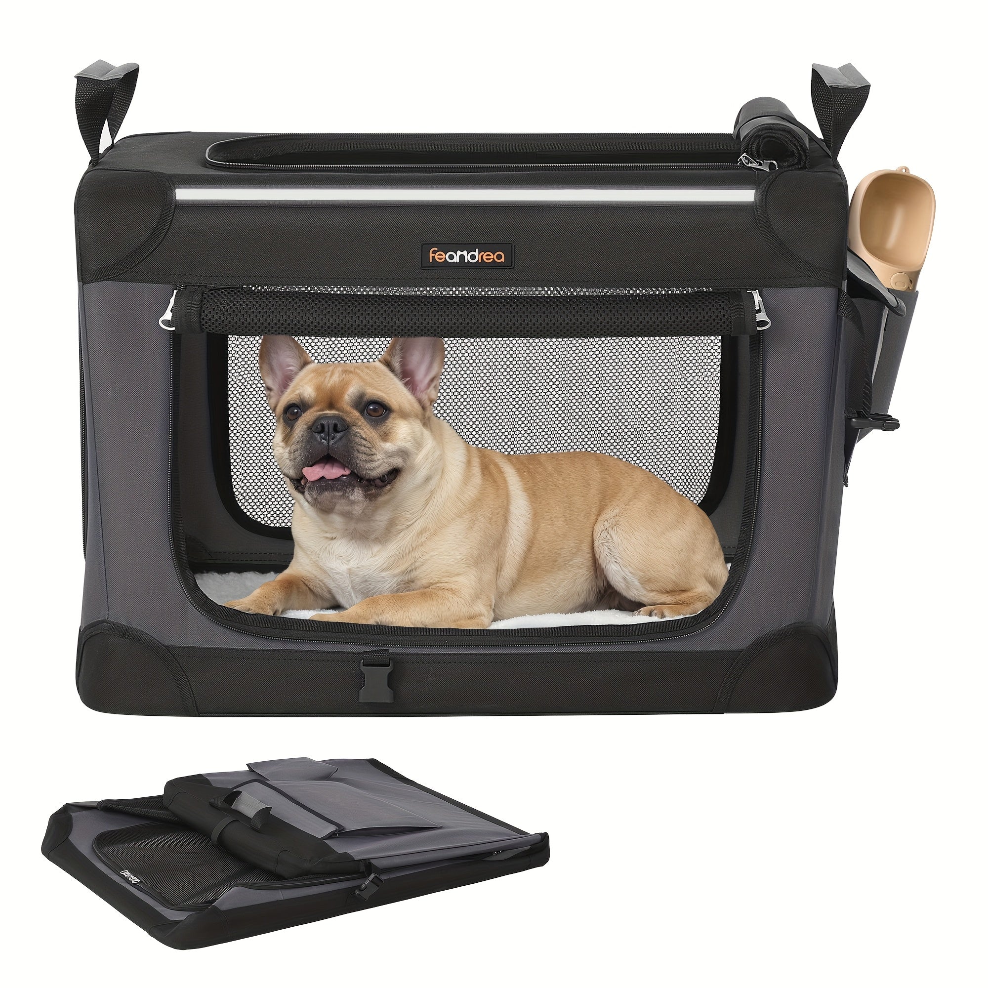 Hundebox, 60 cm für Haustiere und Zuhause – Detailansicht 4