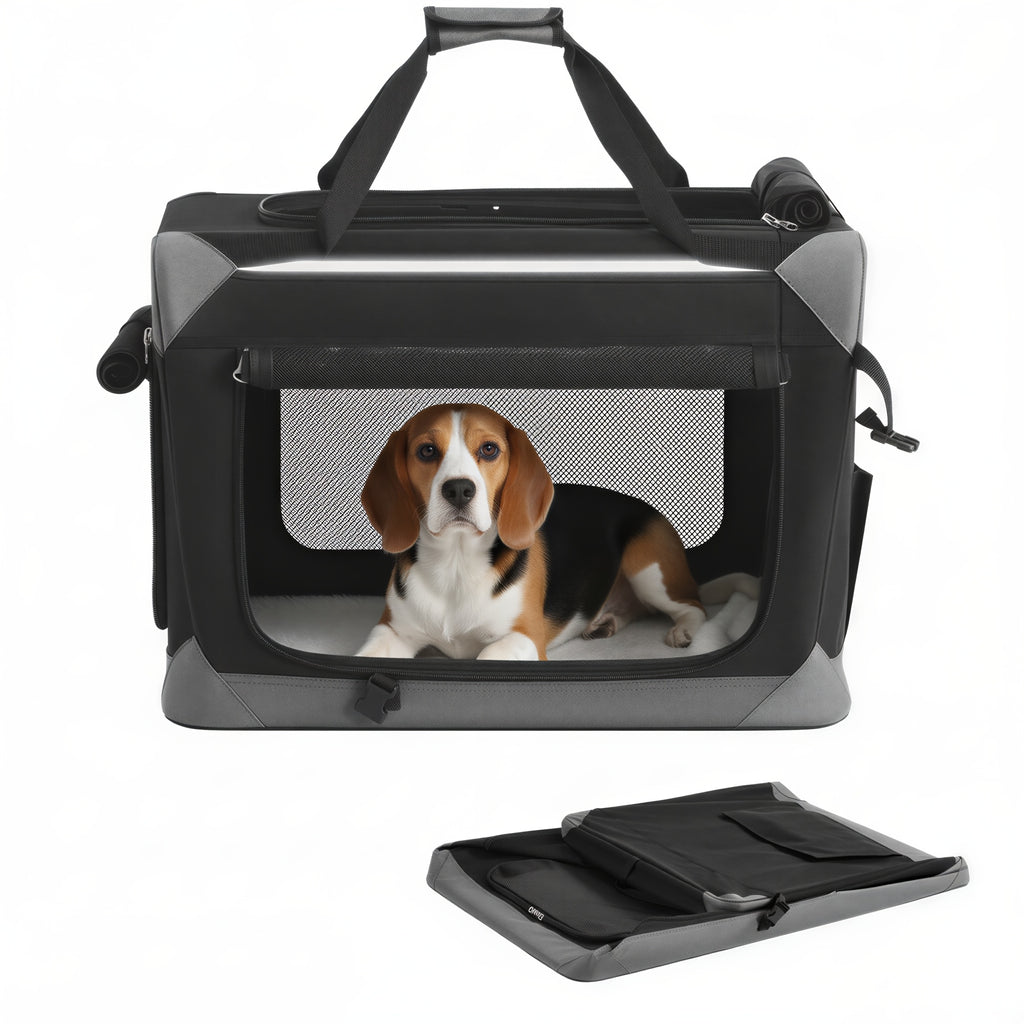 Hundebox, faltbar für Camping und Reisen – Detailansicht 2