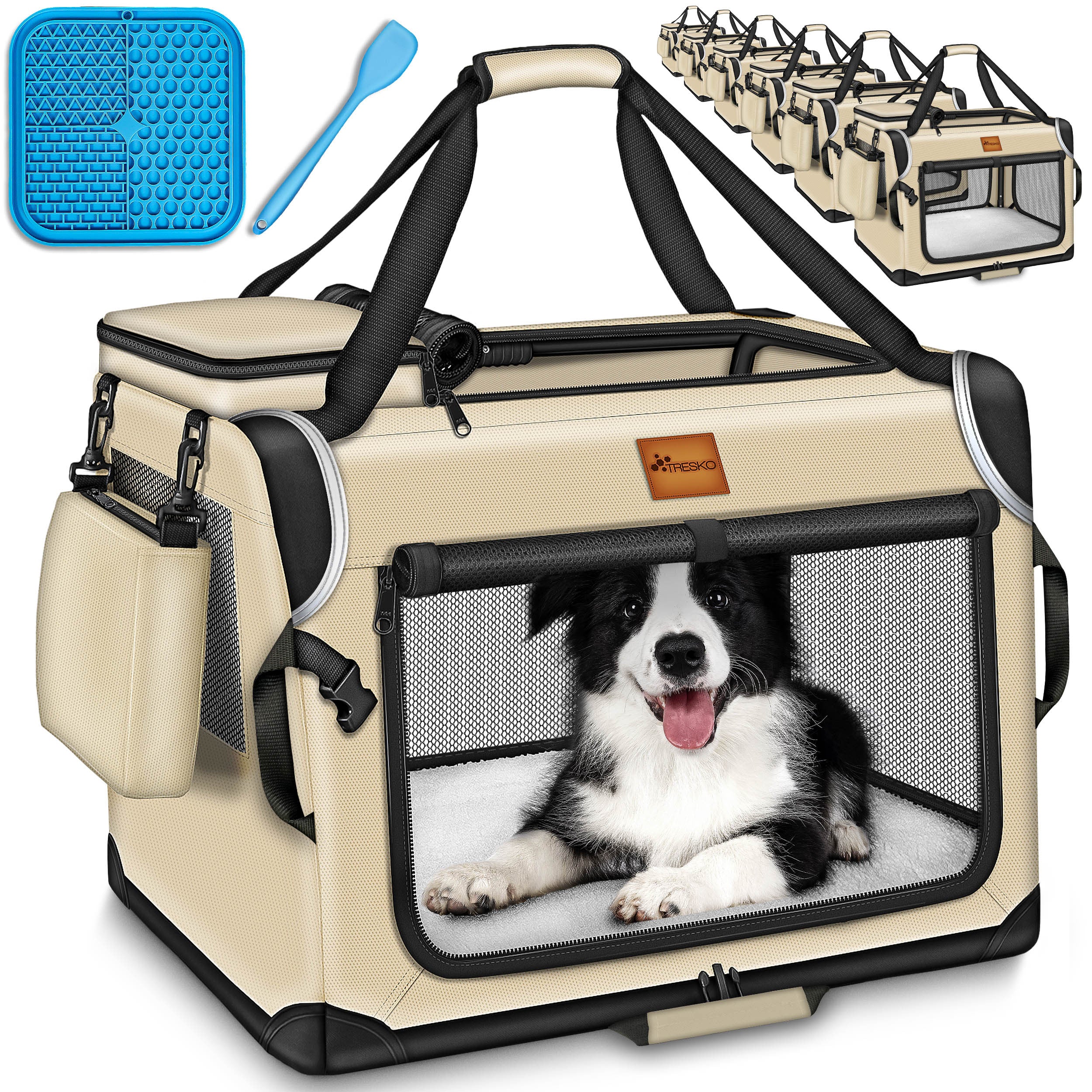 Hundebox, faltbar für Fahrzeug und unterwegs – Detailansicht 28