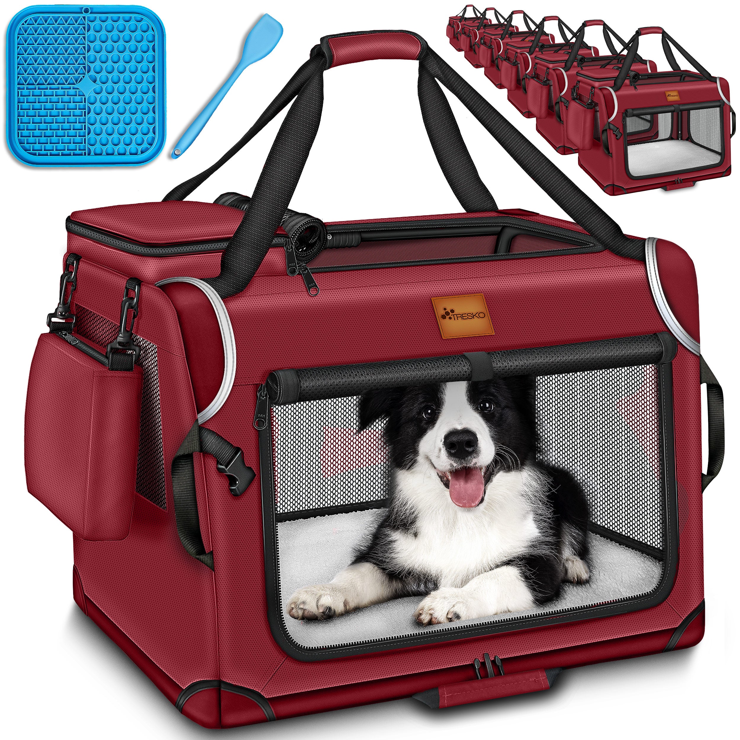 Hundebox, faltbar für Fahrzeug und unterwegs – Detailansicht 46