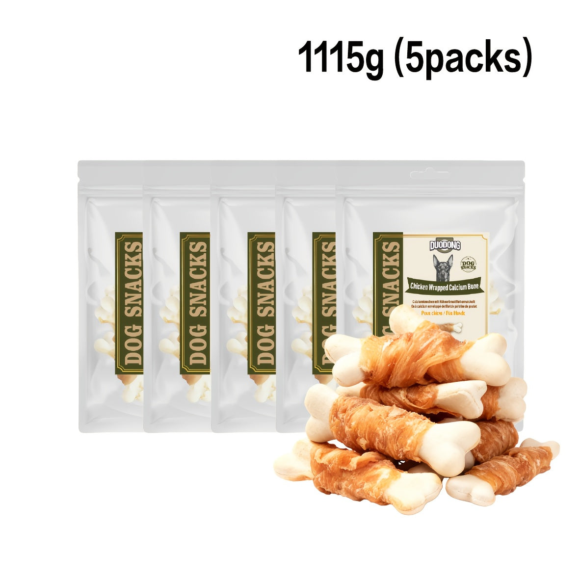 Hundesnack, 446g (2*223g Packungen) für Haustiere und Tierbedarf – Detailansicht 4