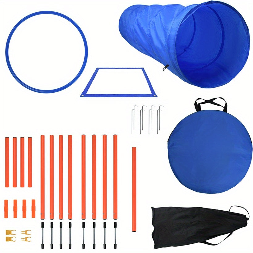 Hundesport Agility Set beinhaltet Hürden für Haustiere und Zuhause – Detailansicht 2