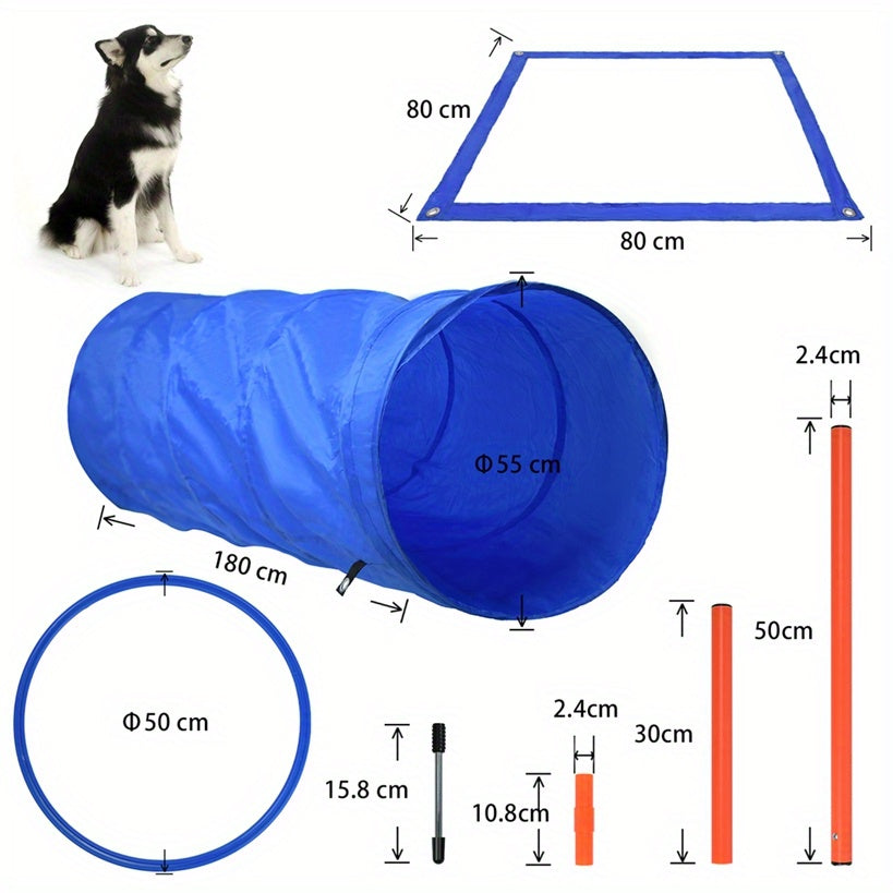 Hundesport Agility Set beinhaltet Hürden für Haustiere und Zuhause – Detailansicht 3