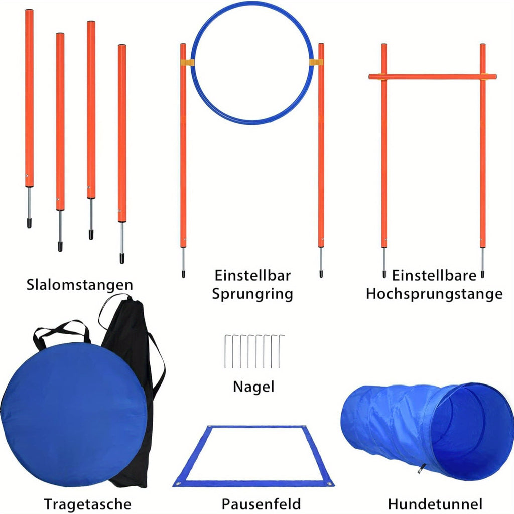 Hundesport Agility Set beinhaltet Hürden für Haustiere und Zuhause – Detailansicht 9