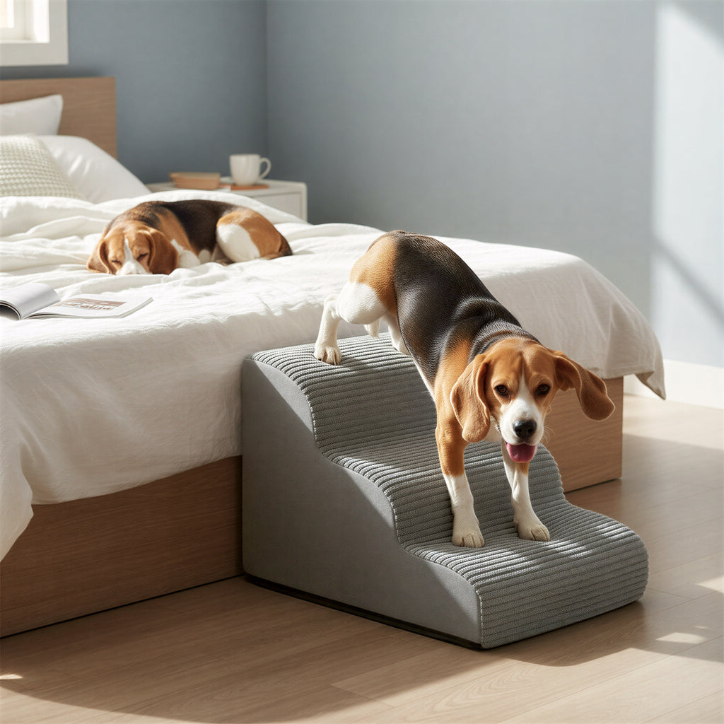 Hundetreppe/Haustiertreppe/Sofabett-Ramp, 3 Stufen für Schlafzimmer – Detailansicht 21