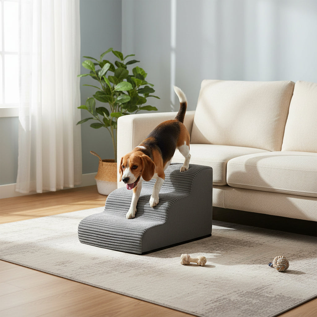 Hundetreppe/Haustiertreppe/Sofabett-Ramp, 3 Stufen für Schlafzimmer – Detailansicht 29