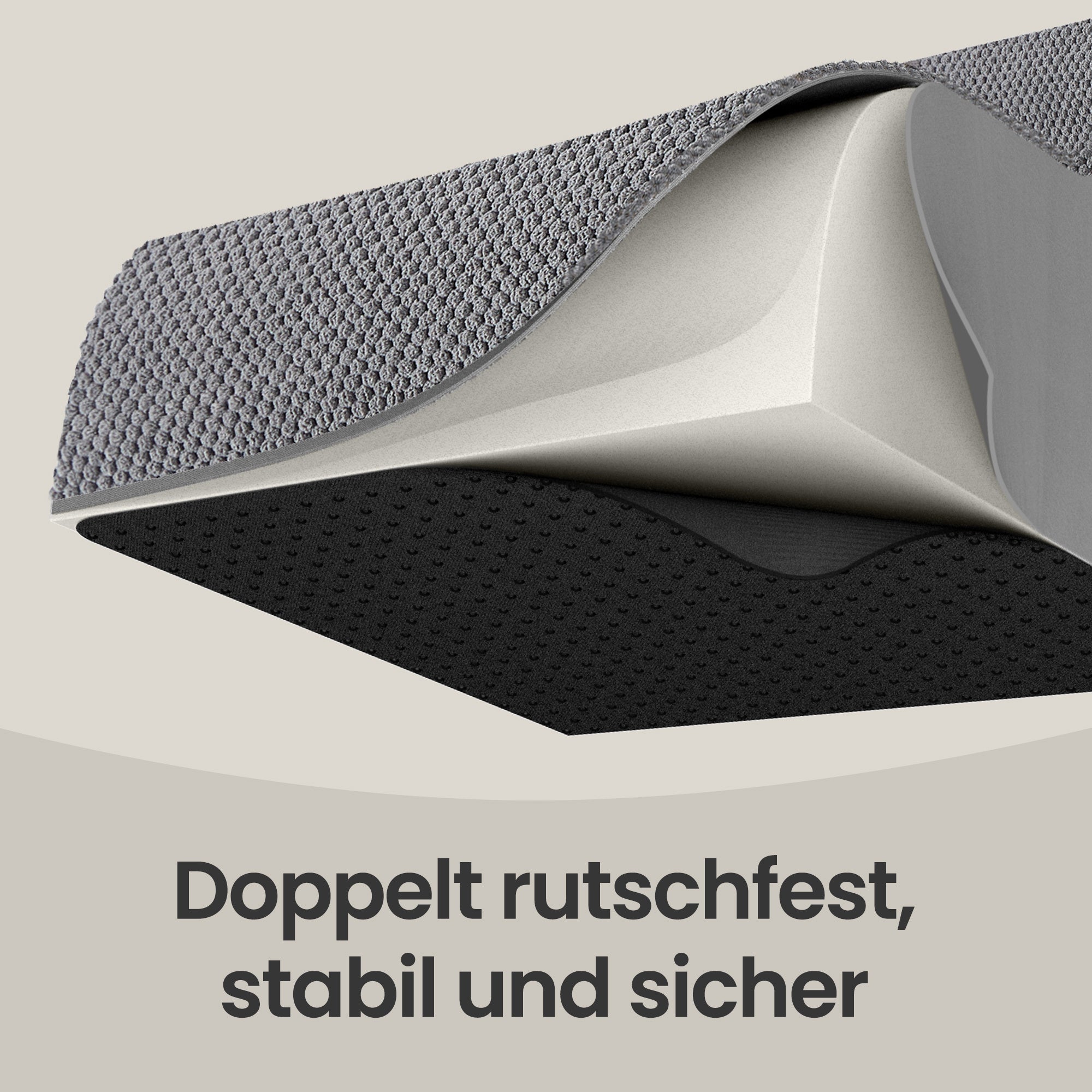 Hundetreppe/Haustiertreppe/Sofabett-Ramp, 4 Stufen für Bett und Schlafzimmer – Detailansicht 4