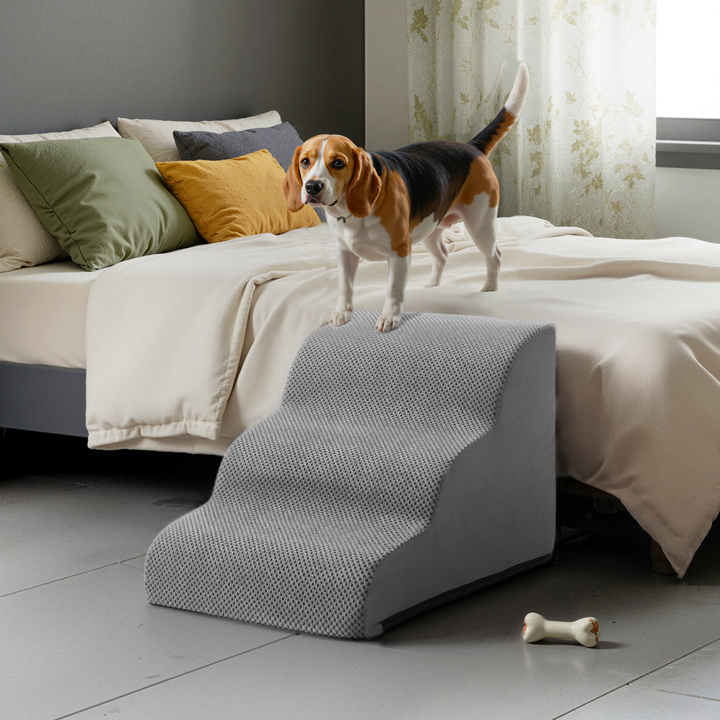Hundetreppe/Haustiertreppe/Sofabett-Ramp, 4 Stufen für Bett und Schlafzimmer – Detailansicht 10