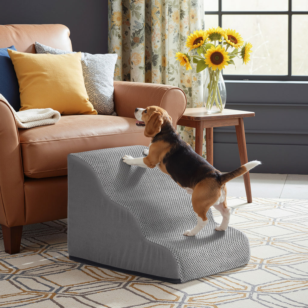 Hundetreppe/Haustiertreppe/Sofabett-Ramp, 4 Stufen für Bett und Schlafzimmer – Detailansicht 24