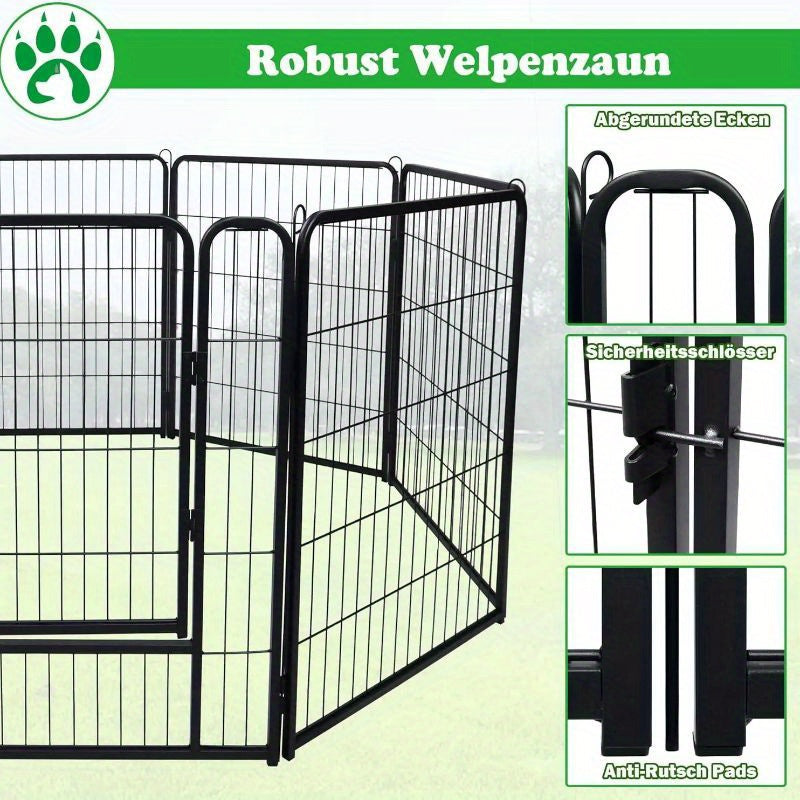 Hundezwinger & -ausläufe, 6 Stück für Garten und Terrasse – Detailansicht 7