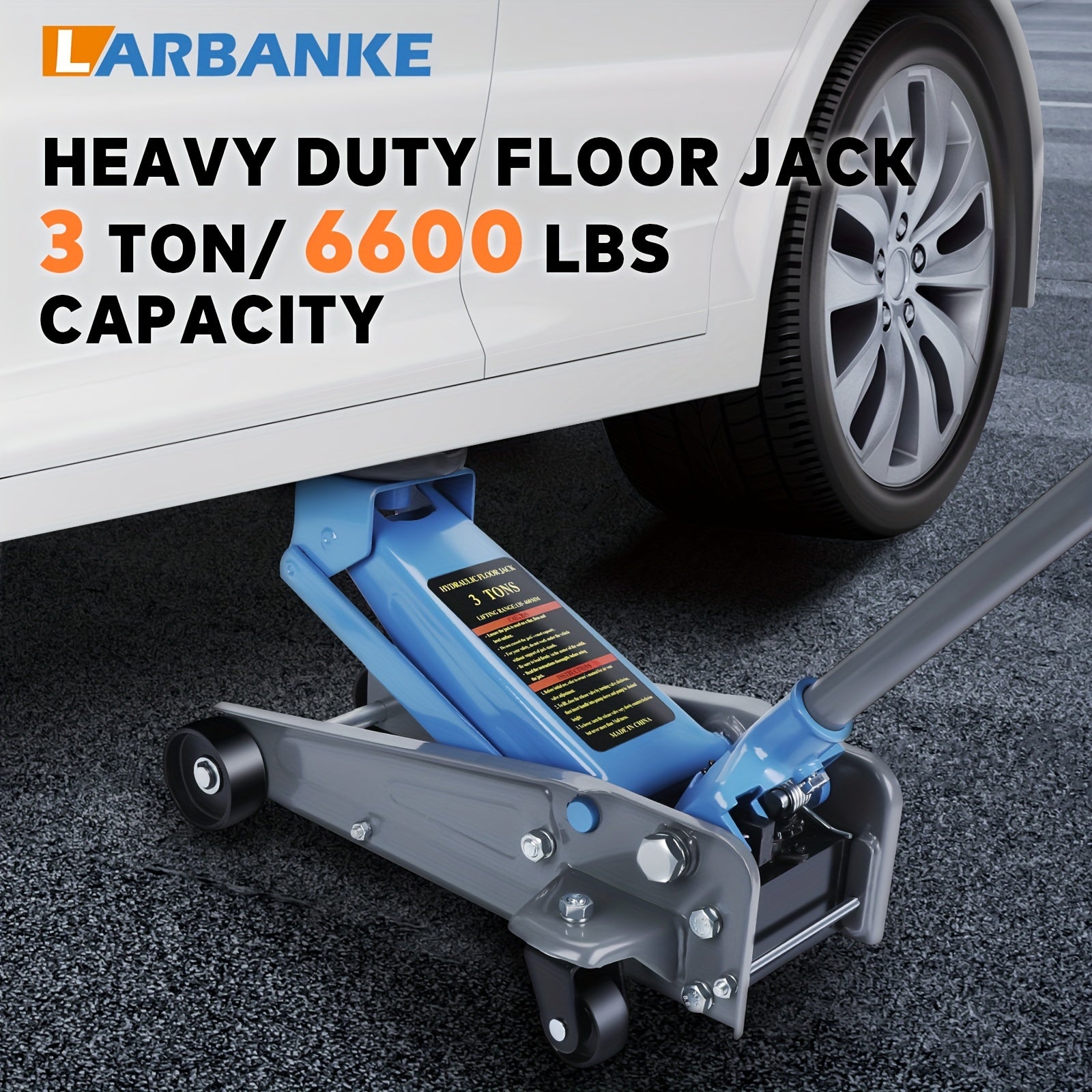 Hydraulischer Rangierwagenheber, 360° drehbar für Garage und Fahrzeugwartung – Hauptansicht