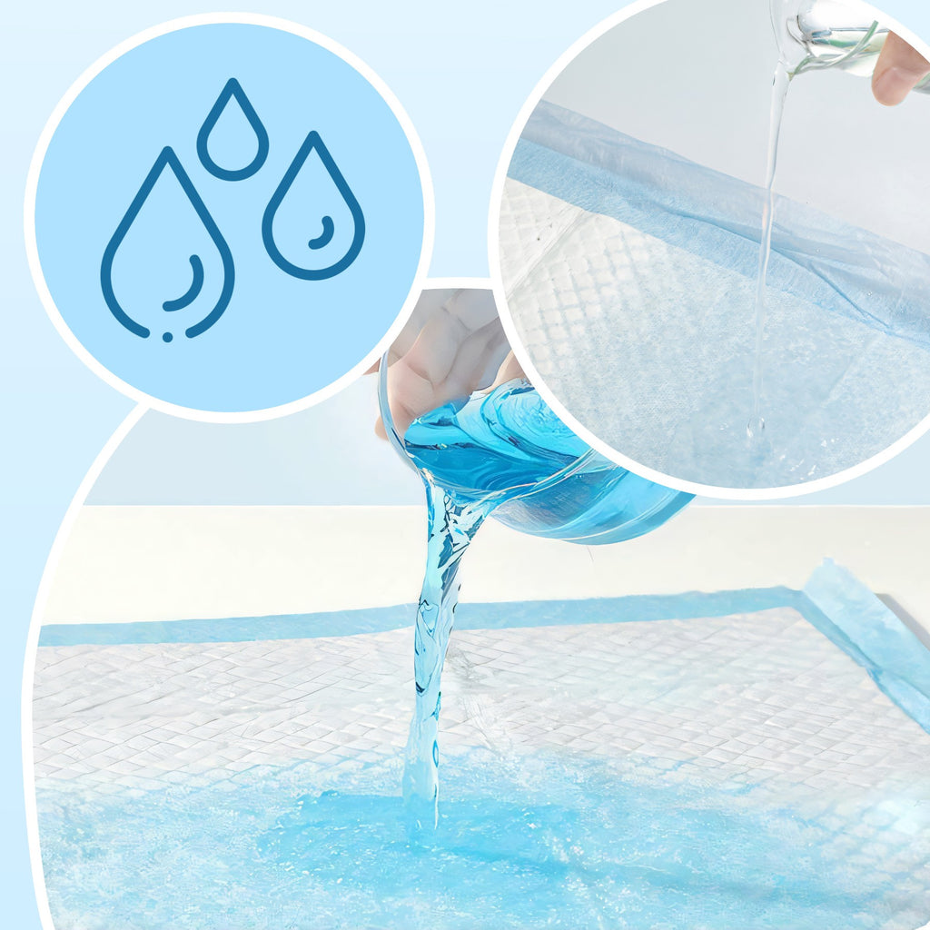 Hygiene-Bettunterlagen, 100 Stück für Zuhause und Vorratsraum – Detailansicht 7