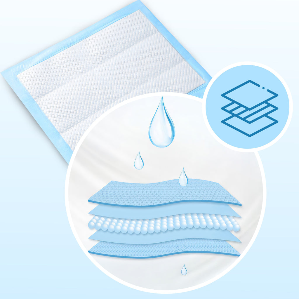 Hygiene-Bettunterlagen, 100 Stück für Zuhause und Vorratsraum – Detailansicht 13