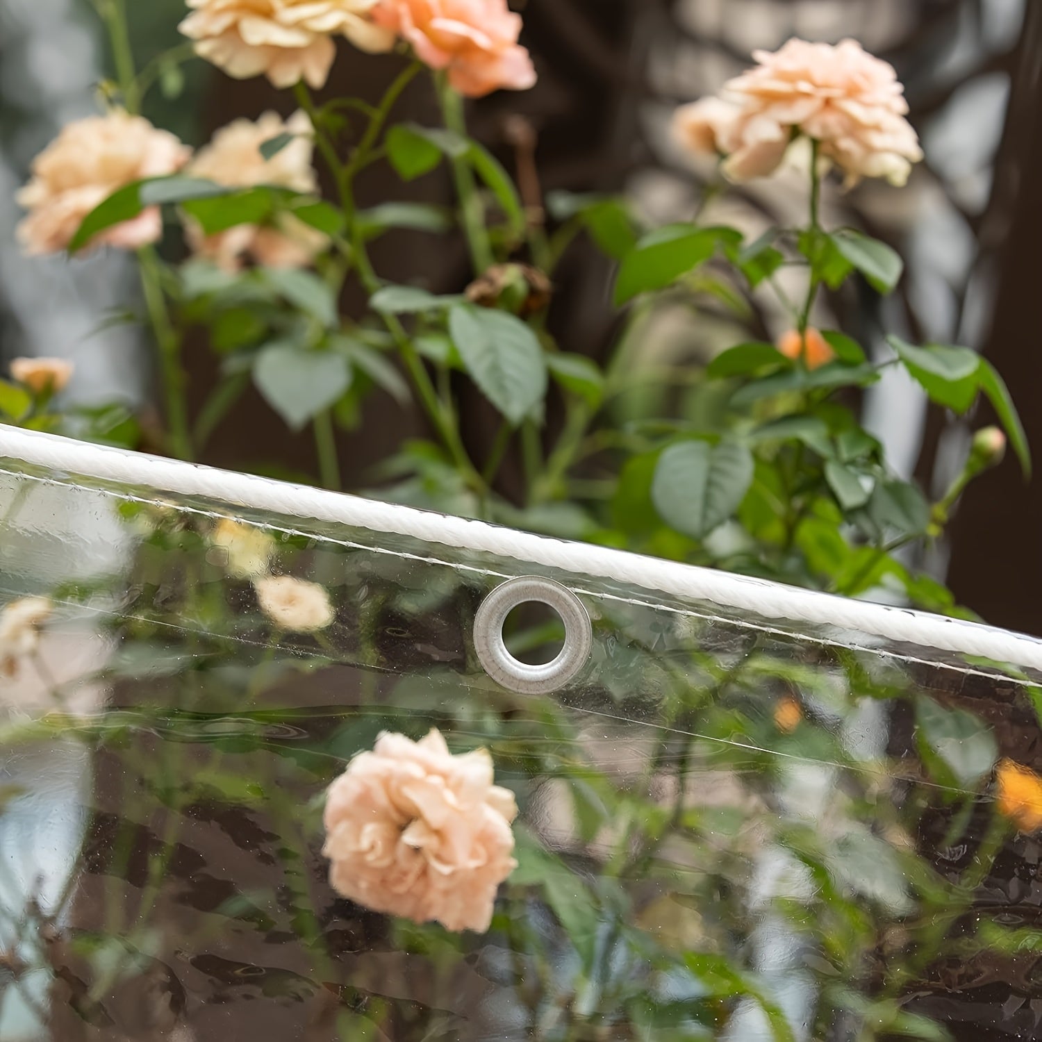 il HD Klares Wasserdichtes Abdeckblatt, Reißfest und hochfest für Garten und Terrasse – Detailansicht 7