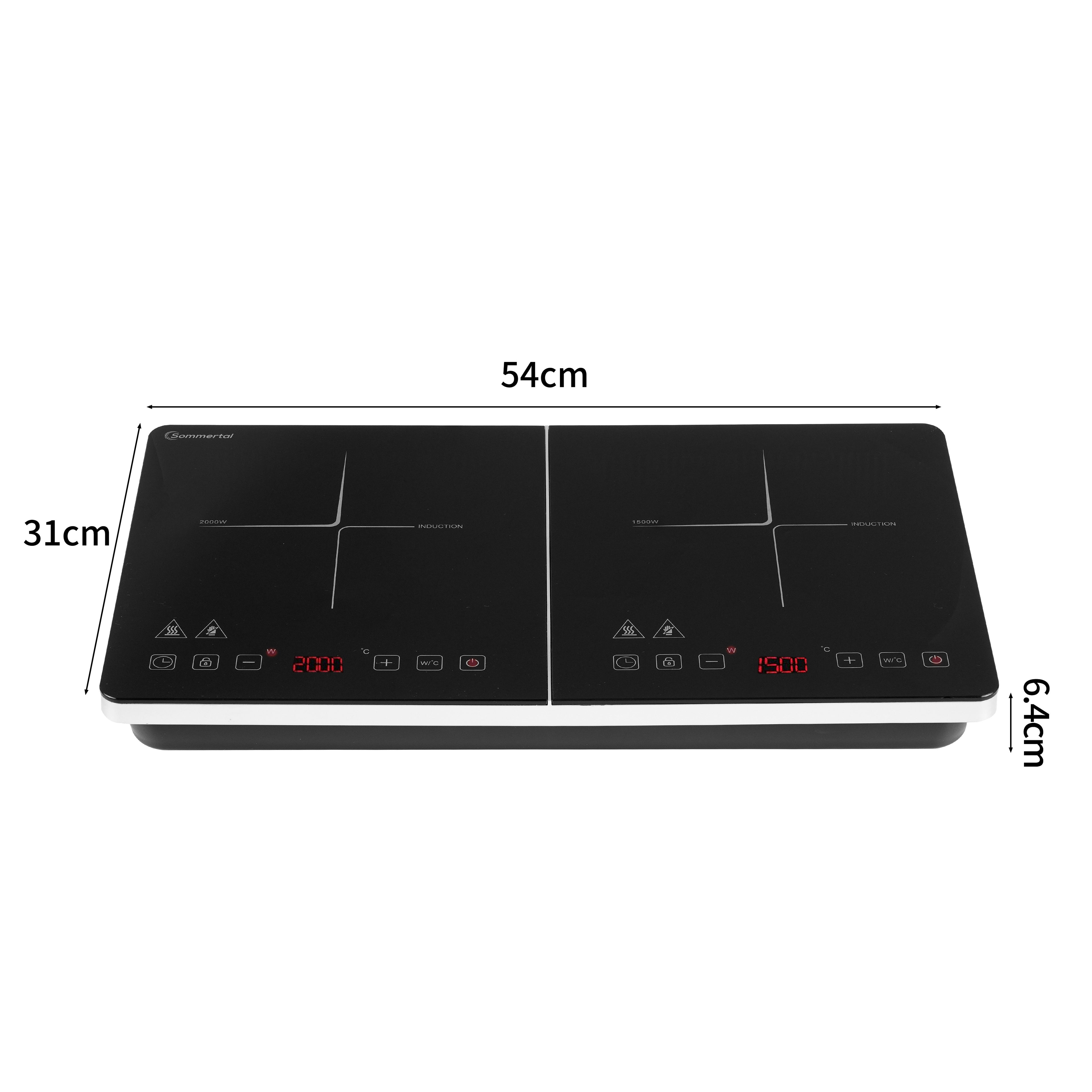 Induktionskochplatte, Doppel-Kochplatten für Schlafzimmer und Bett – Detailansicht 10