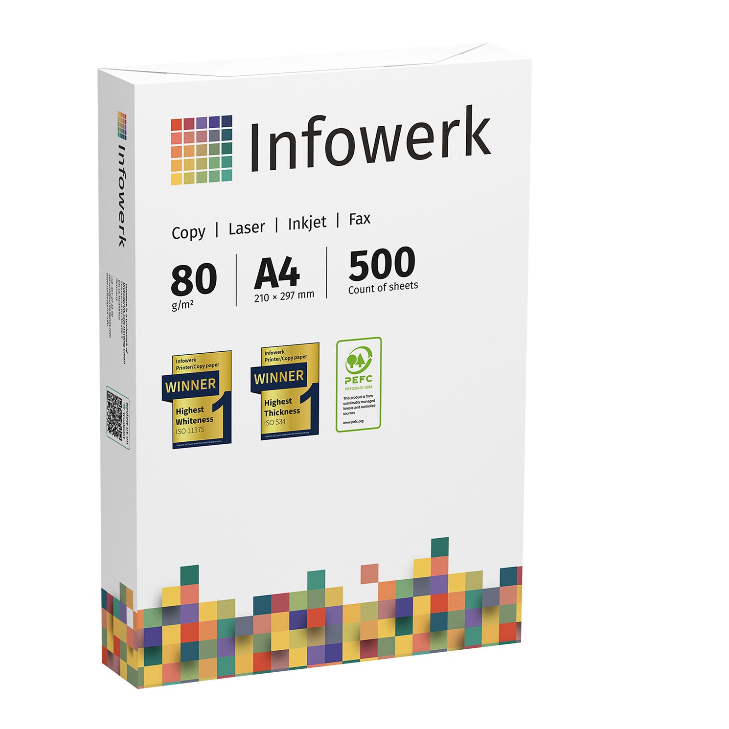Infowerk Druckerpapier Kopierpapier, 5 x 500 für Alltag und Zuhause – Detailansicht 6