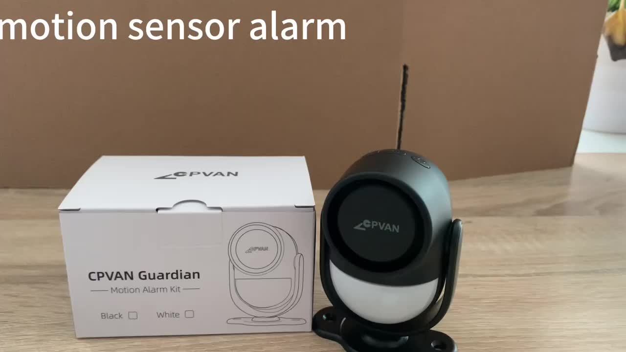 Infrarot-Bewegungsmelder-Alarm, Schwarz für Schlafzimmer und Bett – Detailansicht 9
