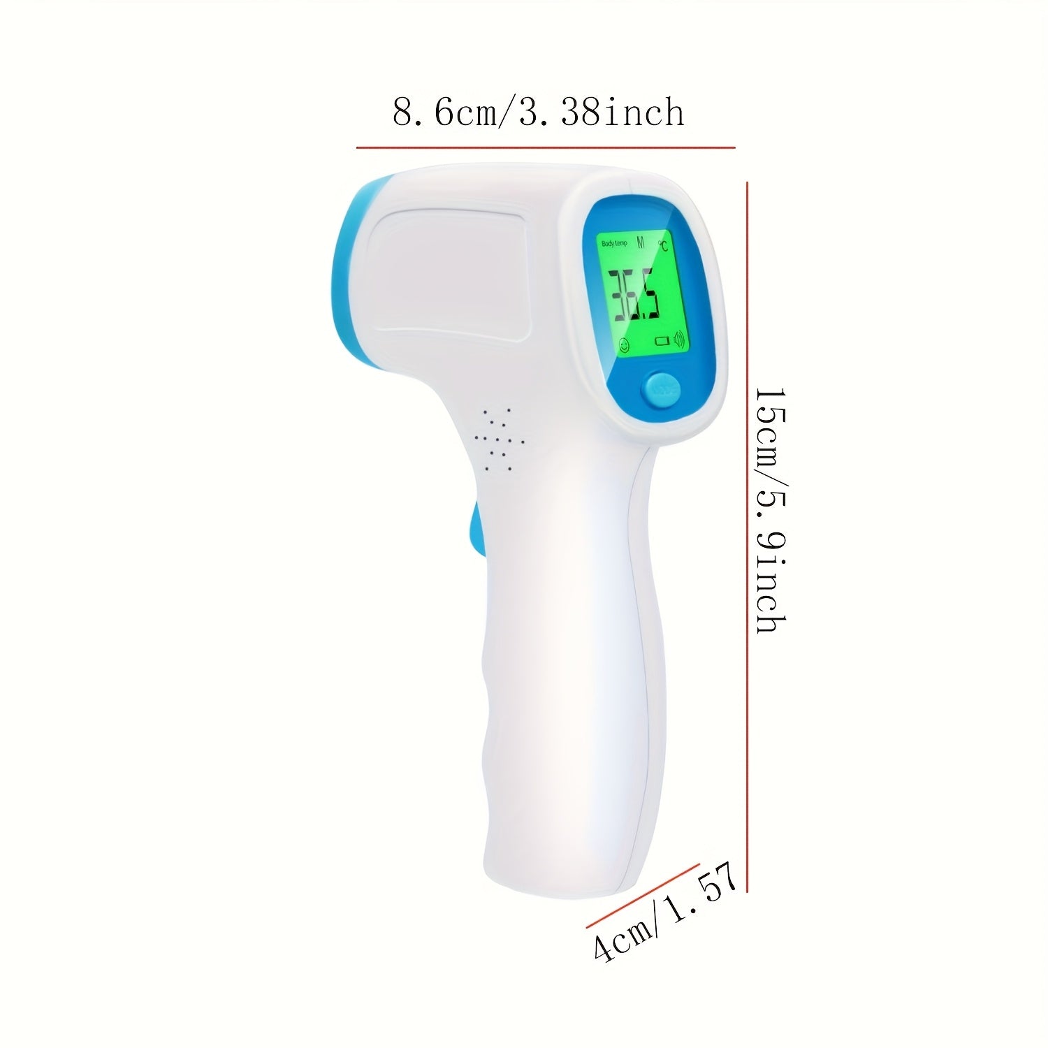 Infrarot-Stirnthermometer, 3-in-1 Digitales für Erwachsene und Kinder – Detailansicht 2