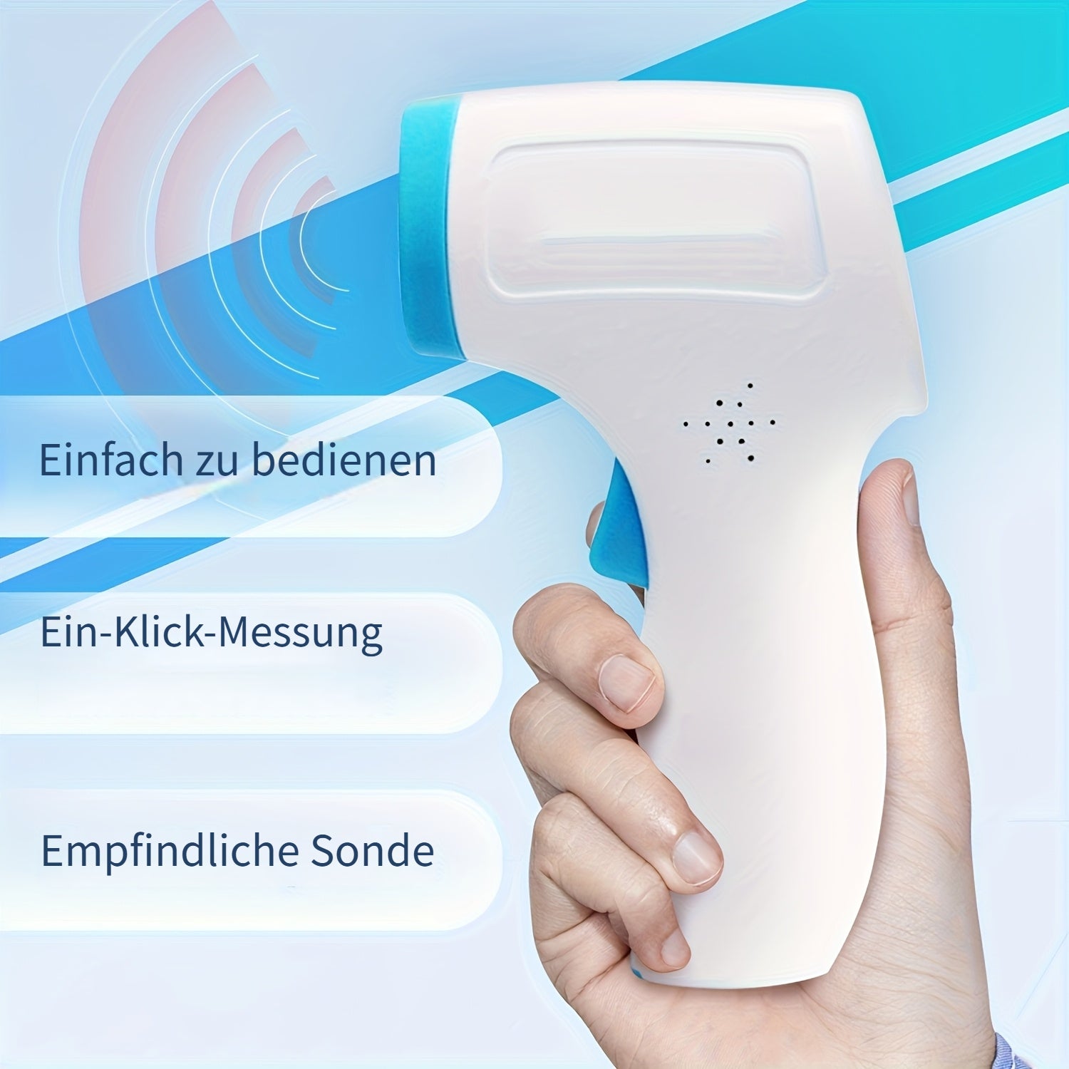Infrarot-Stirnthermometer, 3-in-1 Digitales für Erwachsene und Kinder – Detailansicht 4