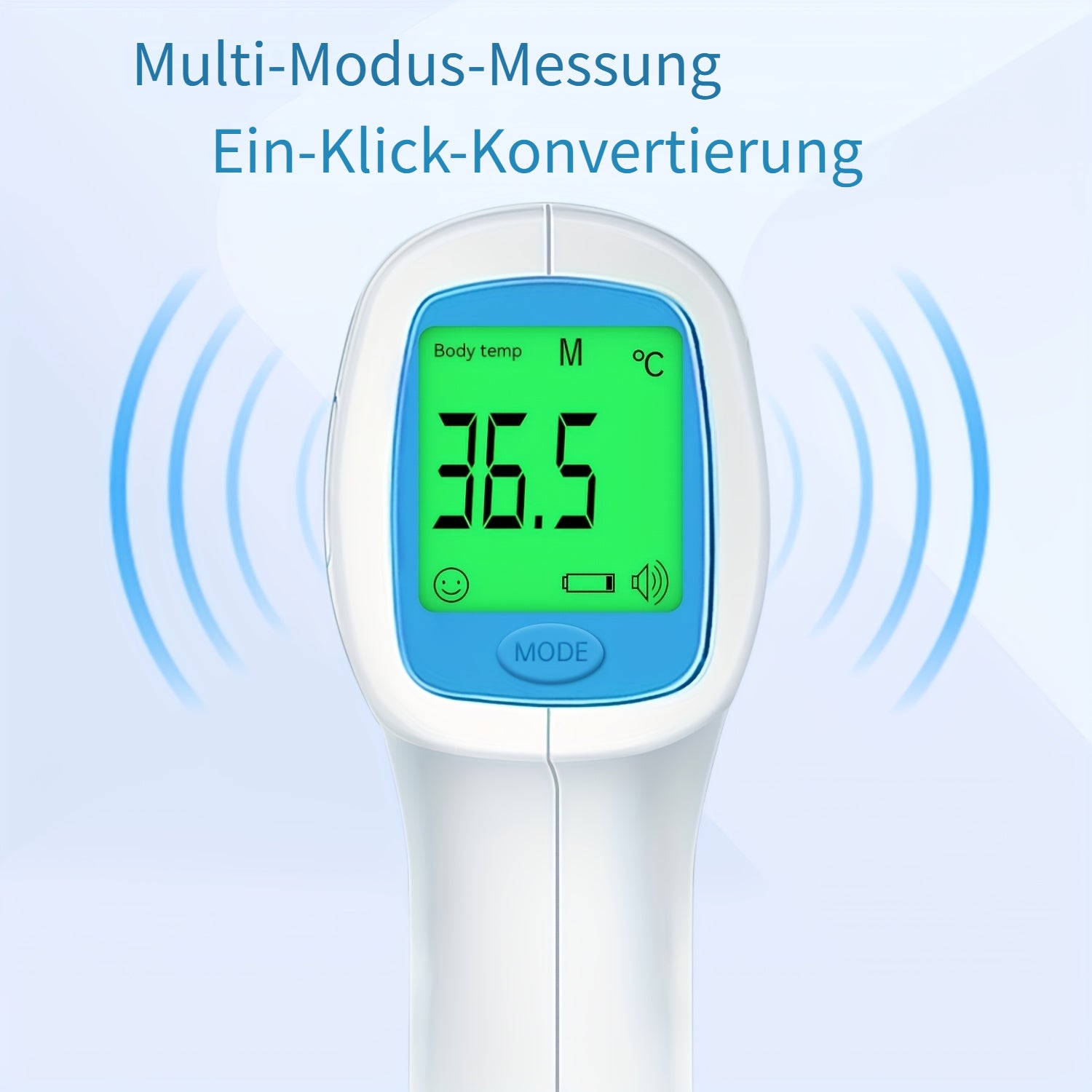 Infrarot-Stirnthermometer, 3-in-1 Digitales für Erwachsene und Kinder – Detailansicht 5
