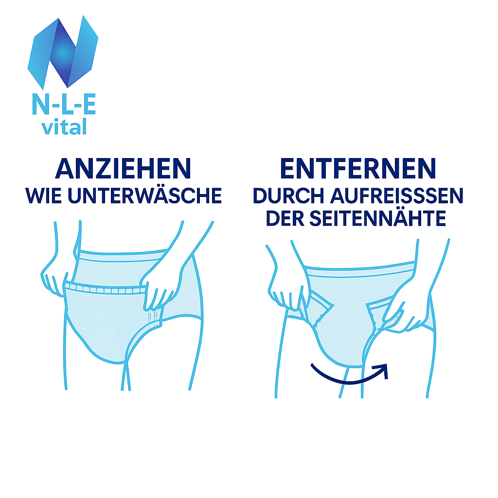 Inkontinenz-Pants, 1000 ml für Erwachsene L und XL – Detailansicht 12