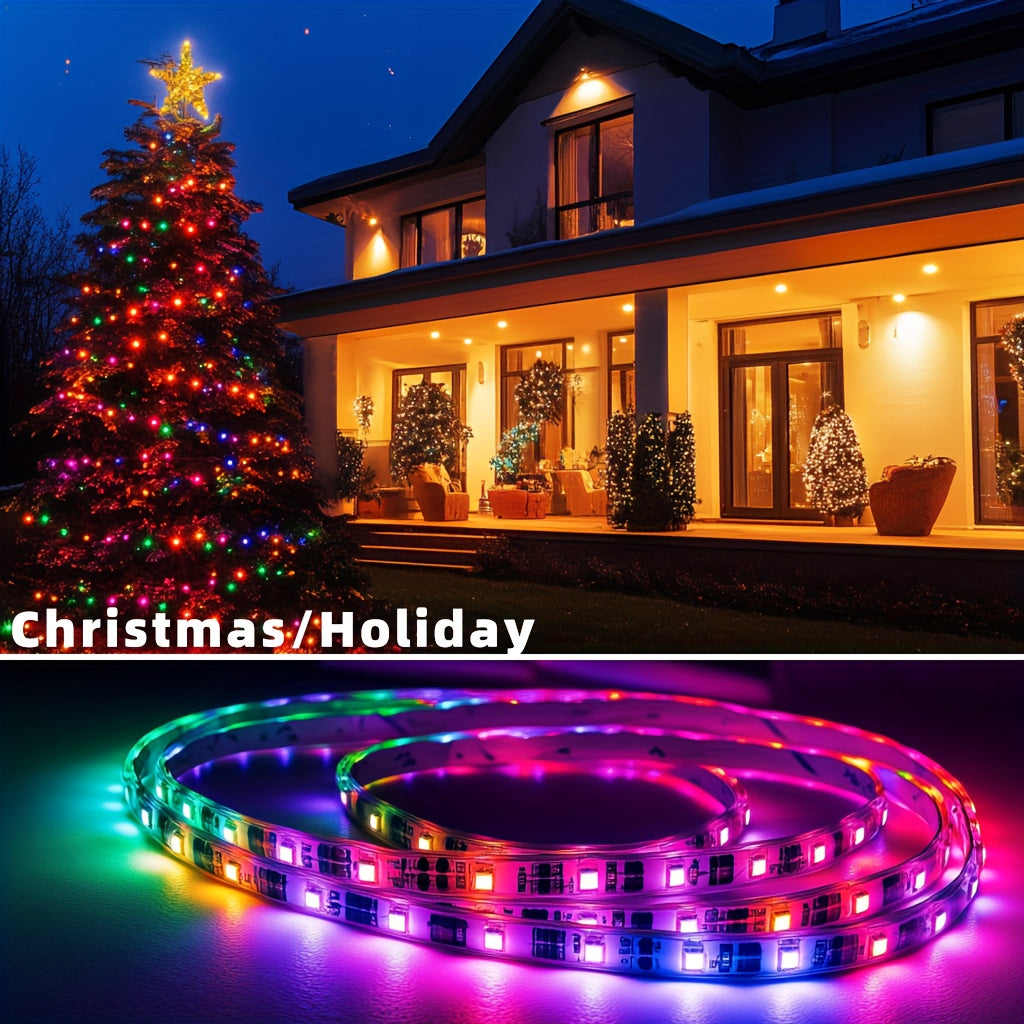 Intelligente LED-Lichtleisten, LED-Beleuchtung für Schlafzimmer und Bett – Detailansicht 15