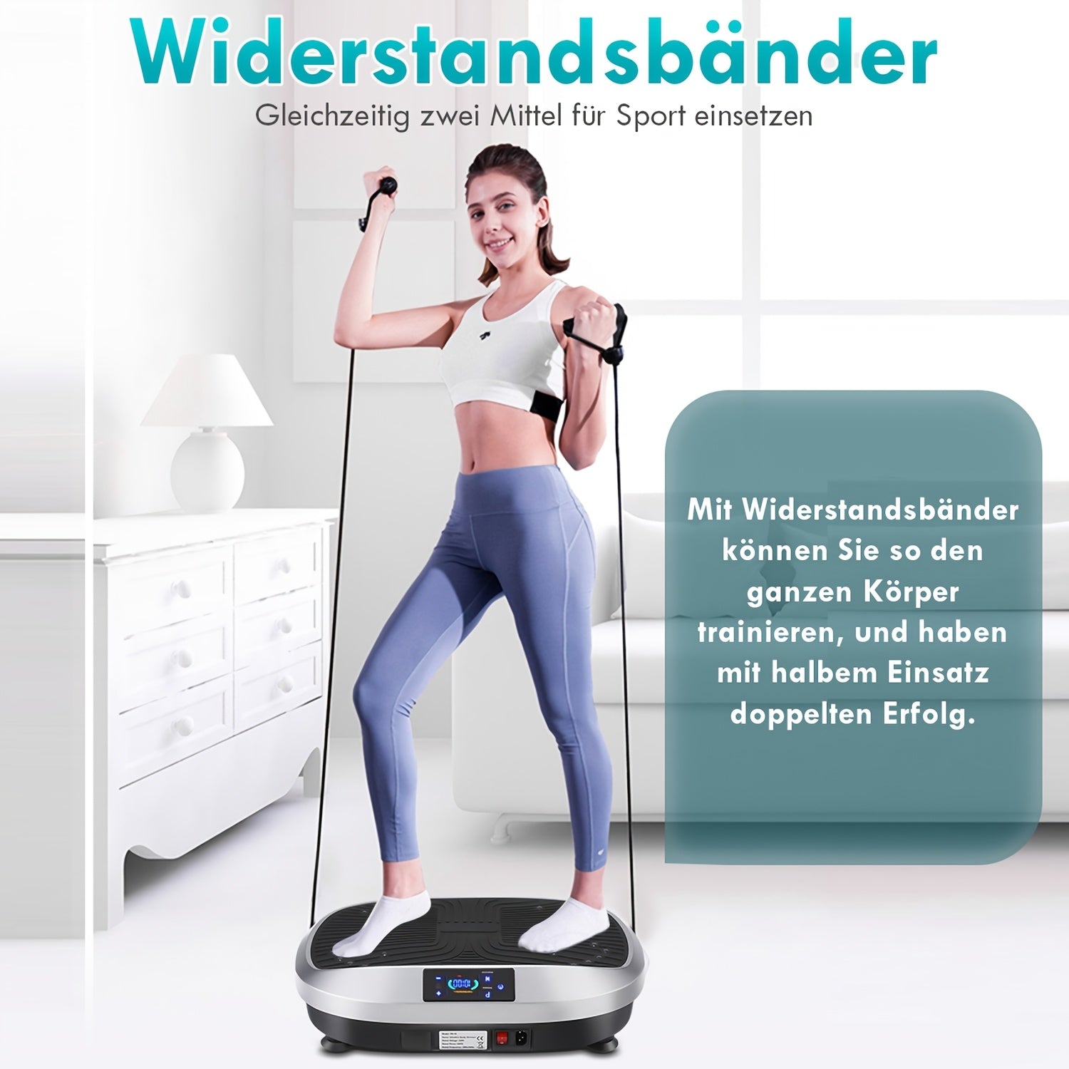 Intelligente Vibrationplatte, 120KG für Schlafzimmer und Bett – Detailansicht 2