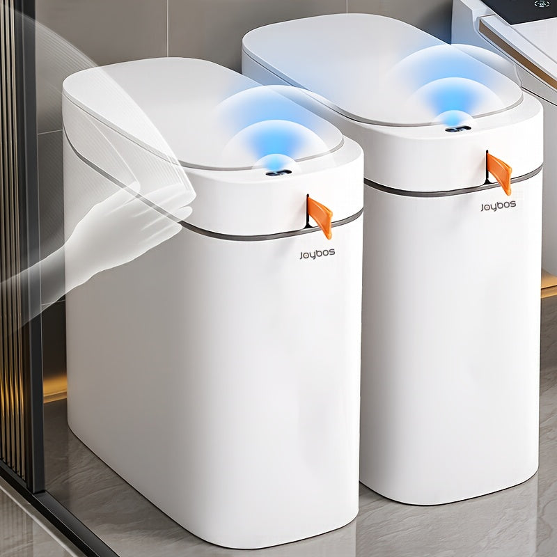Intelligenter Badezimmer-Mülleimer, 10L/Weiß für Küche und Essbereich – Detailansicht 2