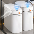 Intelligenter Badezimmer-Mülleimer, 10L/Weiß für Küche und Essbereich – Detailansicht 2