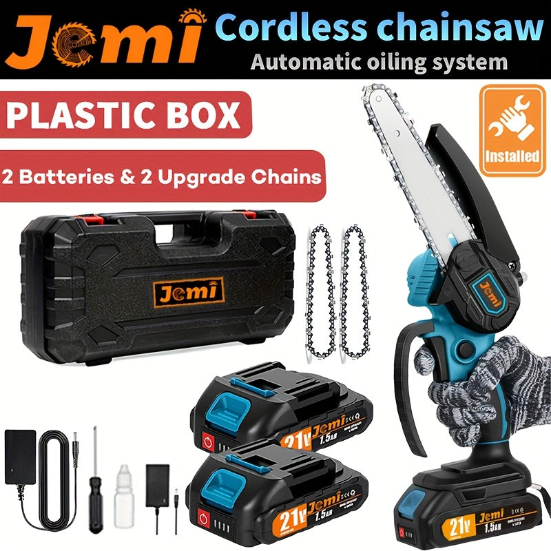 Jemi Tool, 2x Batterie & 2x Kette (Pappschachtel) für Garten – Detailansicht 5