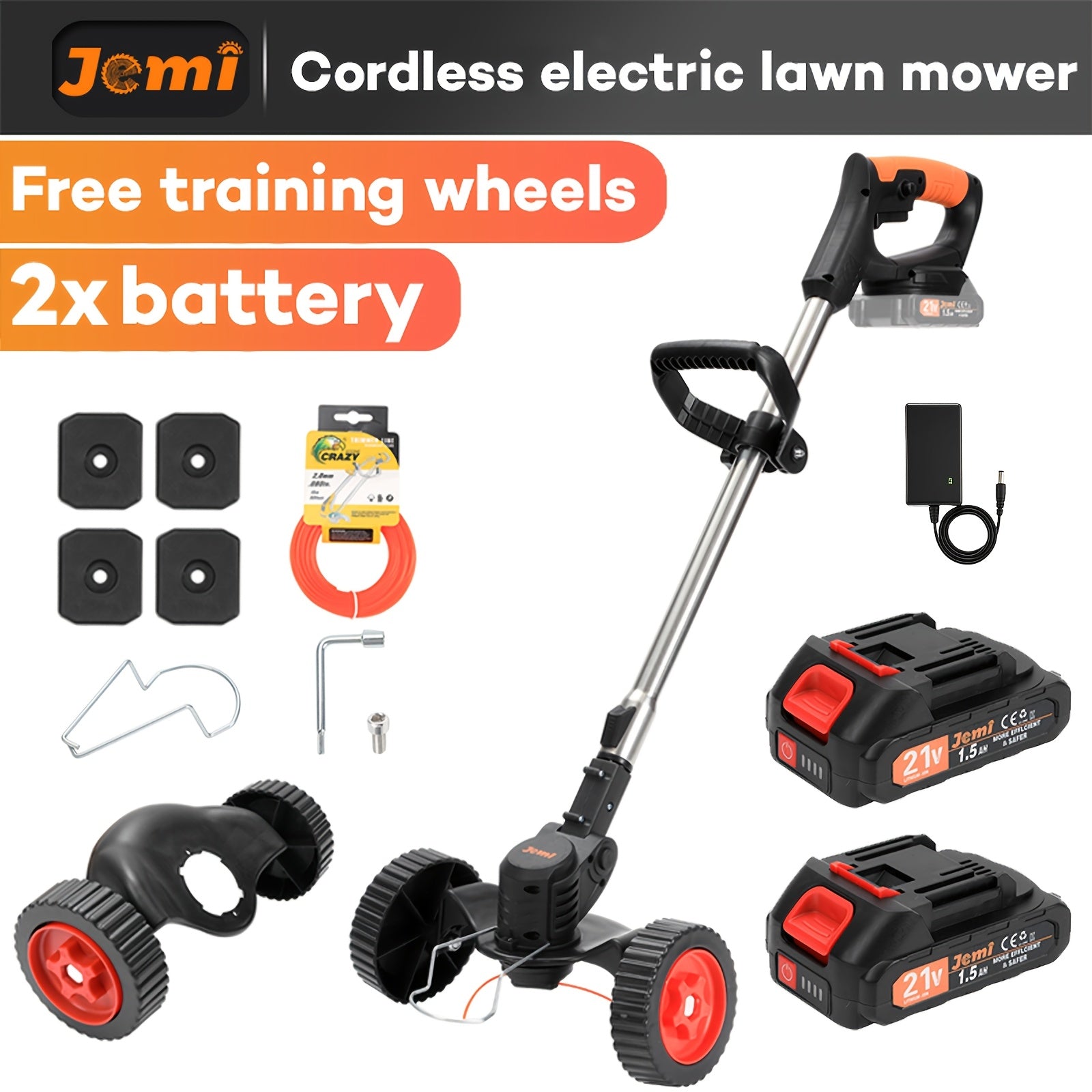 Jemi Tool, mit 4 Rollen für Garten und Terrasse – Detailansicht 3