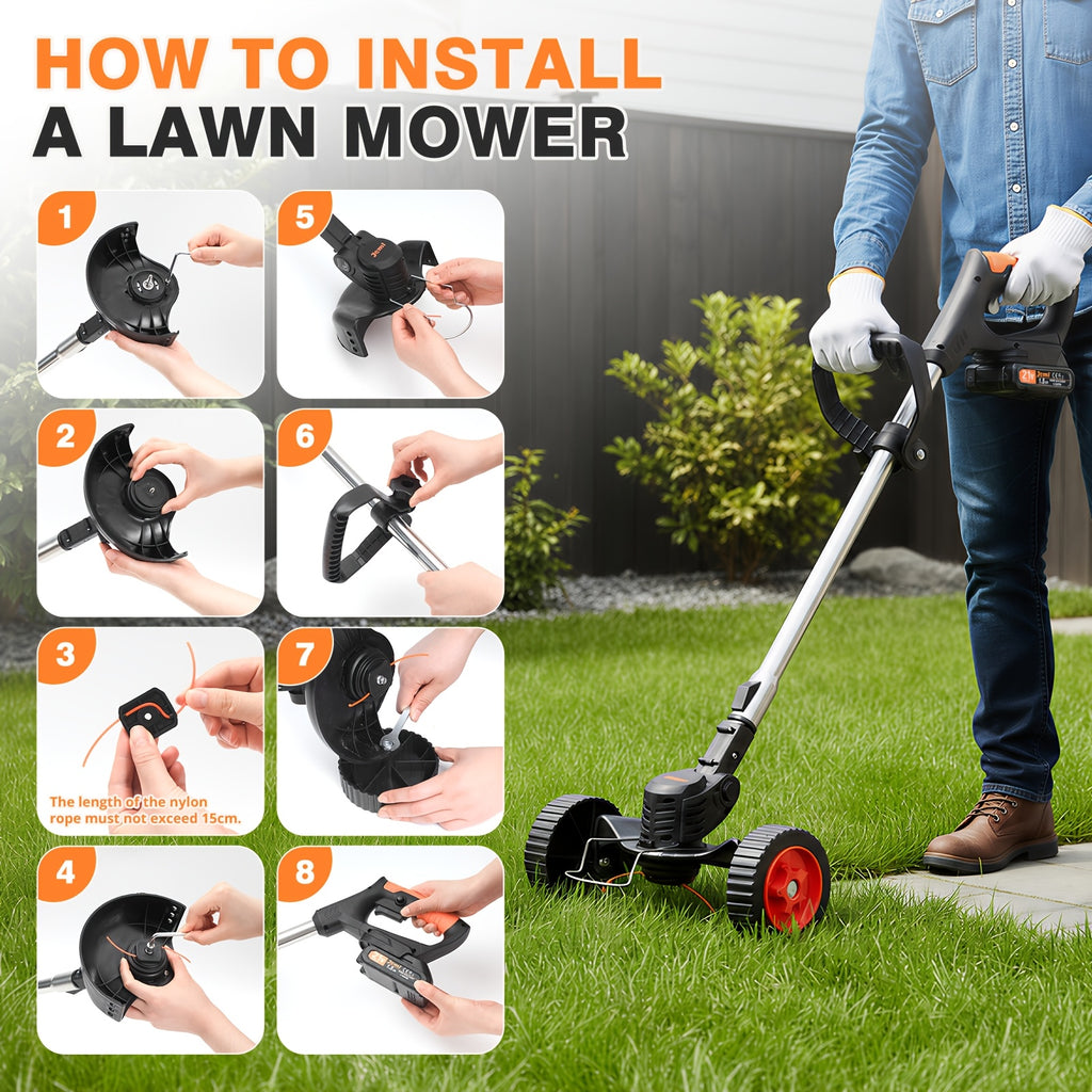 Jemi Tool, mit 4 Rollen für Garten und Terrasse – Detailansicht 9