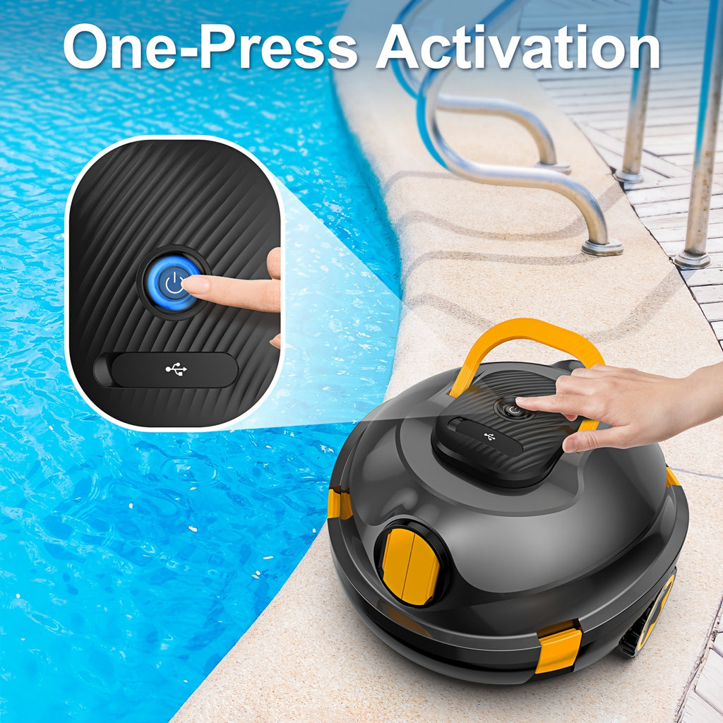 Kabelloser Poolreiniger, 40W für den Frühjahrsputz und Pools über 2 – Detailansicht 3