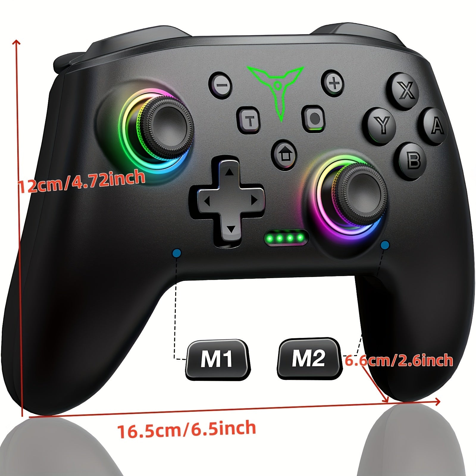 Kabelloser Switch-Controller, Schwarz für Switch und Lite – Detailansicht 2