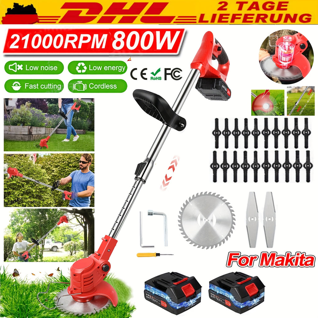Kabelloser Unkrauttrimmer, 21V für Garten und Terrasse – Hauptansicht