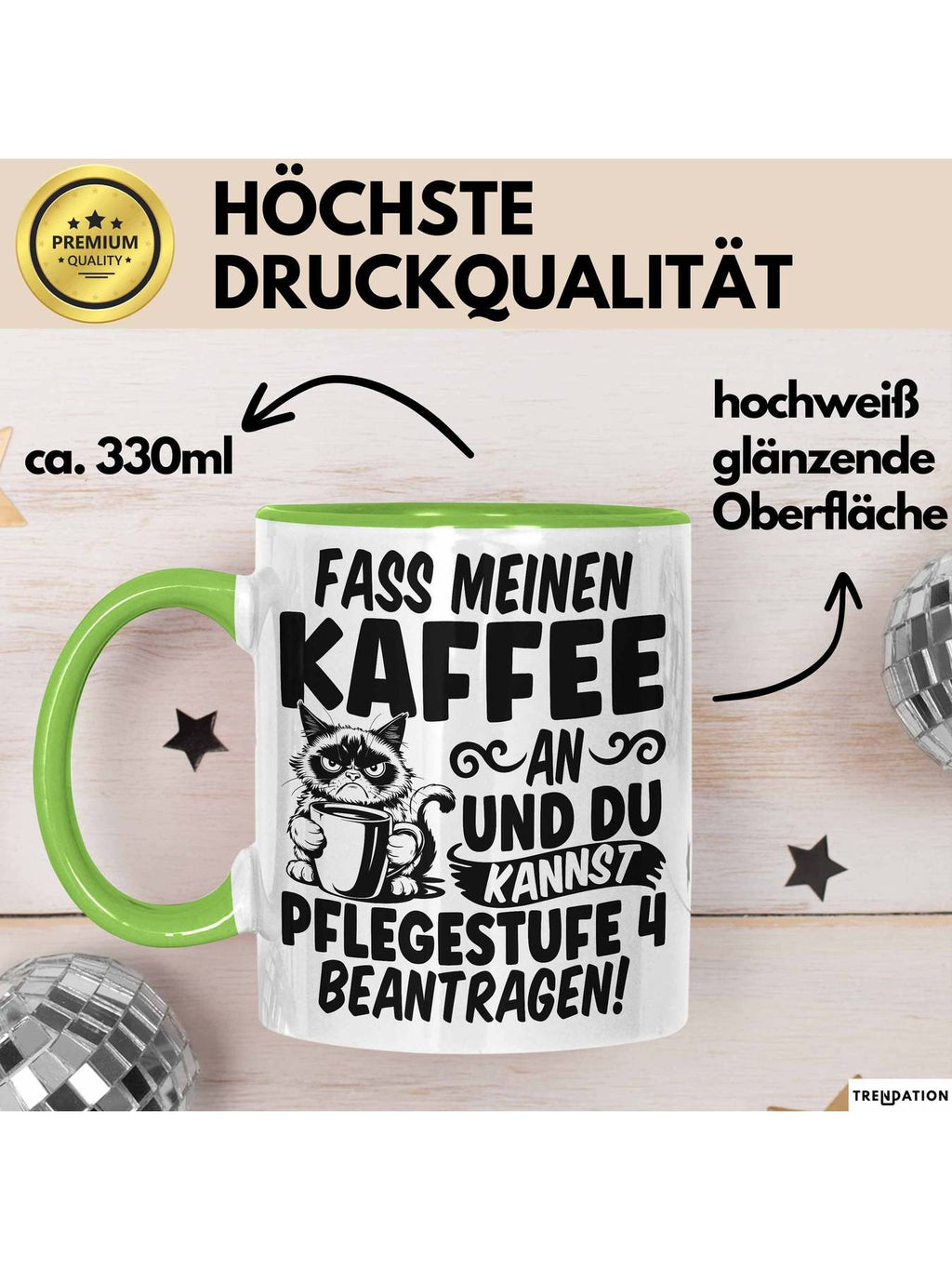 Kaffee, Grün für Büro und Homeoffice – Detailansicht 35