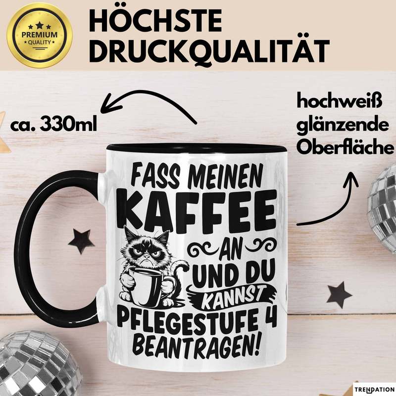 Kaffee, Schwarz für Büro und Homeoffice – Detailansicht 3