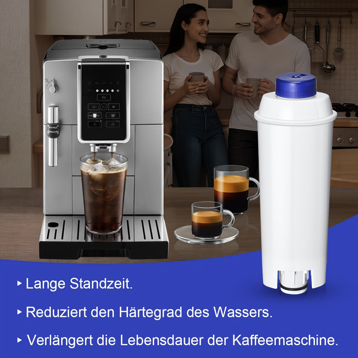 Kaffeemaschine, 6er Pack für Küche und Büro – Detailansicht 5