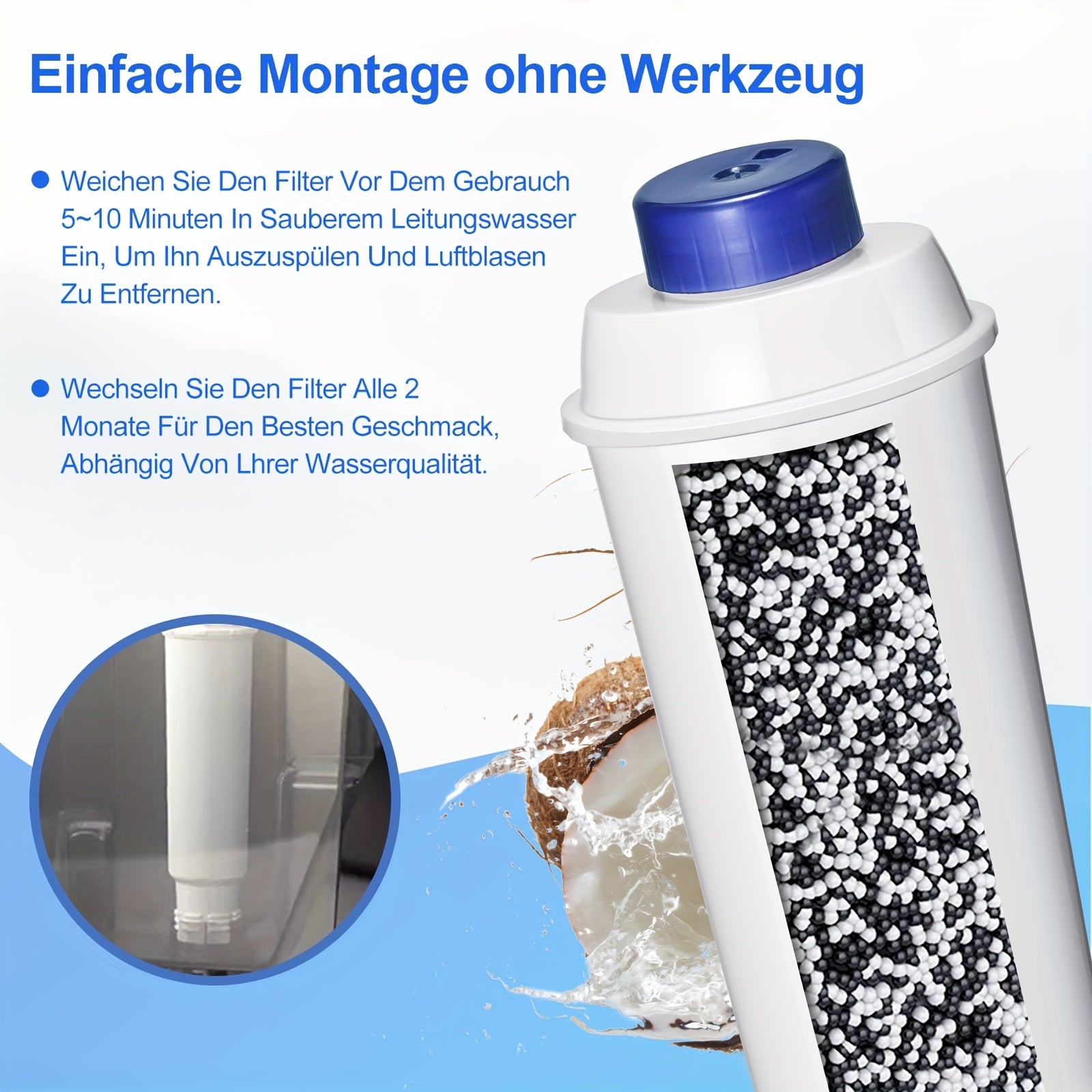 Kaffeemaschine, 6er Pack für Küche und Büro – Detailansicht 7